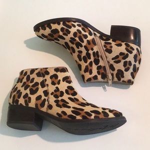 Matisse • Billie Calf Hair Bootie Leopard Chelsea